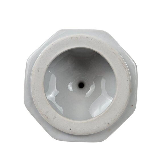 Hexagon Ceramic Canister Jar Floral Paisley Multicolor Lidded Kitchen Decor - Picture 10 of 10